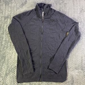 Fabletics‎ Luciana Jacket Womens Small Seamless Jaquard Full Zip Active